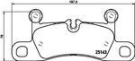 Brembo 65 042 Brake Pad Set, Disc For Porsche. Fixed Price $118.75.