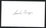 Frank Ernaga Signed Autograph 3X5 Index Card Baseball Player H2581. Fixed Price $10.00.