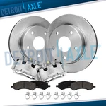 Front Disc Rotors & Calipers Brake Pads For 2005 - 2008 Dakota Mitsubishi Raider. Fixed Price $256.59.