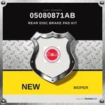 Genuine 08-10 Jeep Commander Rear Disc Brake Pad Kit 05080871AB. Fixed Price $252.49.