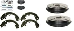 Brake Drum Shoe Wheel Cylinder Spring Kit Fits Toyota Matrix 2003-2008 Only Fwd. Fixed Price $126.95.