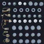 Earring Pads Tpe Material (better Than Silicone), 8 Sizes, Clear, White, Comf.... Fixed Price $21.18.