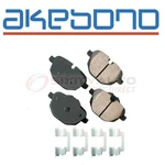Akebono Euro Rear Disc Brake Pad Set For 2012-2016 Bmw Activehybrid 5 3.0L Lb. Fixed Price $110.71.