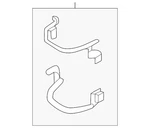 Genuine Bmw Brake Pads Retainer Clip 34-20-8-852-760. Fixed Price $73.11.