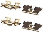 Genuine Toyota Avalon Camry Matrix Rear Disc Brake Fitting Kit Hardware 04948-06. Fixed Price $15.72.