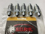 (5) Sur-r BB02 3/8" 24 Brake Bleeder Screw. Fixed Price $10.79.