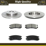 Rear Disc Brake Pads And Rotors Fits 2000 Pontiac Bonneville. Fixed Price $177.31.