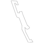 Genuine Jaguar Caliper Mount Retainer Spring C2C41632. Fixed Price $50.05.