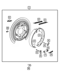 Genuine Mopar Brake Adjusting Screw Socket 4560178AA. Fixed Price $17.69.