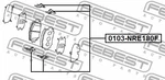 Febest 2016-2018 Toyota Camry Disc Brake Clip Set 0103-NRE180F. Fixed Price $39.00.