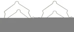 Disc Brake Pad Drag Reduction Clip-r-line H6038 Fits 99-04 Jeep Grand Cherokee. Fixed Price $13.48.