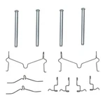Genuine Dynamic Friction Dfc Disc Brake Hardware Kit 340-72007. Fixed Price $9.09.