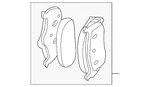 Genuine Nissan Disc Brake Pad Set Rear 44060-EA091. Fixed Price $95.95.