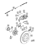 Genuine Mopar Brake Shim Kit 68395678AB. Fixed Price $18.52.