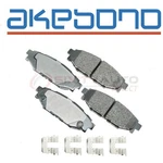 Akebono Pro-act ACT1114A Disc Brake Pad Set For UP8218X TPC1114 SS8218X Qb. Fixed Price $69.22.