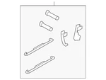 Genuine Ford Parking Brake Hardware Kit 6L1Z-2A225-A. Fixed Price $21.78.