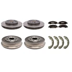 Acdelco Gold FRONT330MM REAR296MM Brake Kit Disc Rotors Pad Drum Shoe For Sierra. Fixed Price $592.95.