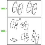 Toyota Corolla 2020 Front Brake Pads & Shims Genuine Oem. Fixed Price $112.49.