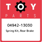 04942-13030 Toyota Spring Kit, Rear Brake 0494213030, New Genuine Oem Part. Fixed Price $43.20.