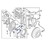 Ford F-250 Super Duty 23-26 PC3Z2069A Rear Parking Brake Hardware Kit. Fixed Price $23.77.