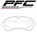 Pfc Brakes Front Disc Pad Set For 2007-2009 Dodge Sprinter 3500 Qk. Fixed Price $203.48.
