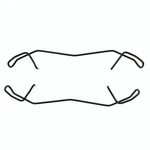Disc Brake Hardware Kit-premium Centric 117.58002 Fits 99-02 Jeep Grand Cherokee. Fixed Price $17.88.