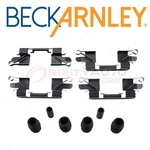 Beck Arnley 084-2078 Disc Brake Hardware Kit Pad Service Repair Sq. Fixed Price $31.04.