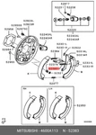Genuine Oe Shim Kit Brake Disc 4600A113 For Mitsubishi 4600-A113. Fixed Price $9.13.