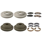 Acdelco Gmoe FRONT322MMREAR327MM Brake Kit Disc Rotors Pads Shoe For Savana 1500. Fixed Price $919.95.