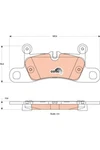 Trw GDB1875 Brake Pad Set, Disc For Porsche, Vw. Fixed Price $72.47.