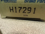 Brake Hardware Kit Raybestos Nos # H17291. Fixed Price $9.88.