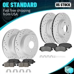 Front & Rear Disc Brake Rotors Pads For Nissan Rogue 2014 2015 2016 2017. Fixed Price $139.35.