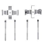 For Jeep Grand Cherokee 2018-2020 Dfc 340-42018 Rear Disc Brake Hardware Kit. Fixed Price $16.81.