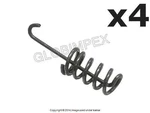 Mercedes R107 (1956-1989) Spring Hook Parking Brake Shoes (4) Febi + Warranty. Fixed Price $14.10.