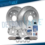 Rear Drilled Rotors Calipers Brake Pads For 2007-16 Chevy Traverse Buick Enclave. Fixed Price $240.53.