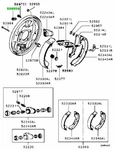 Mitsubishi Aspire Attrage Bravo EA1A EA7A A13A U41TP U41V Plug Rr Brake MB6. Fixed Price $36.97.