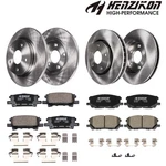Lexus RX330 RX350 RX400H Toyota Highlander Front Rear Rotors & Brake Pads. Fixed Price $143.49.