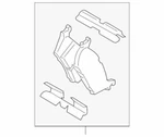 Oem New Ford Genuine 2015-2020 F-150 Disc Brake Pad Set FL3Z-2200-A. Fixed Price $110.00.