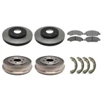 Acdelco Gold FRONT330MM REAR296MM Brake Kit Disc Rotors Pad Drum Shoe For Sierra. Fixed Price $562.95.