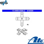 Accessory Kit Disc Brake Pad 13.0460-0509.2 For Porsche Cayenne/panamera Vw. Fixed Price $31.20.