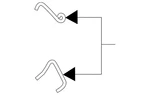 Genuine Hyundai Disc Brake Pad Retaining Clip 58288-2W310. Fixed Price $9.54.