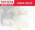 Genuine Toyota Disc Brake Anti-rattle Clip Set 04948-30230. Fixed Price $38.00.