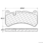 Front Disc Brake Pad For Granturismo, SLK55 Amg, CLK63 Amg+more (104.11160). Fixed Price $43.37.