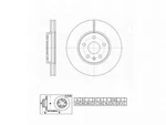 Disc Brake Rotor-fvp Premium Replacement Coated Winstop Fits 08-14 Cadillac Cts. Fixed Price $118.99.