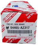 04465-AZ317 Oem Toyota RAV4 2006-13 Front Ceramic Brake Pads W/shims. Fixed Price $79.08.