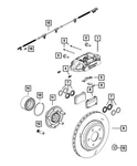 Genuine Mopar Disc Brake Pin Kit 68203109AA. Fixed Price $37.33.