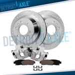 325MM Rear Drilled Rotors + Calipers & Brake Pads For 2002-09 Envoy Trailblazer. Fixed Price $225.48.