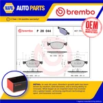 Brake Pads Set Fits Honda Accord CU1, CW1 2.0 Front 08 To 15 R20A3 Brembo New. Fixed Price $69.23.