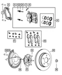 Genuine Mopar Disc Brake Pad Spring Kit 05161765AB. Fixed Price $15.74.