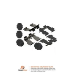 Carlson 13485Q Disc Brake Hardware Kit For 06-09 Entourage Santa Fe Sedona. Fixed Price $24.66.